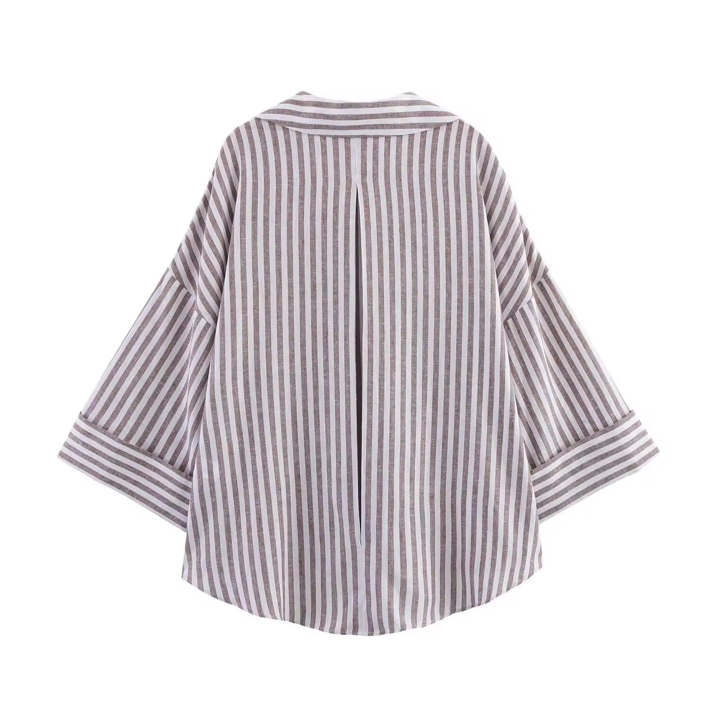 CHEMISE AMPLE À MANCHES COURTES