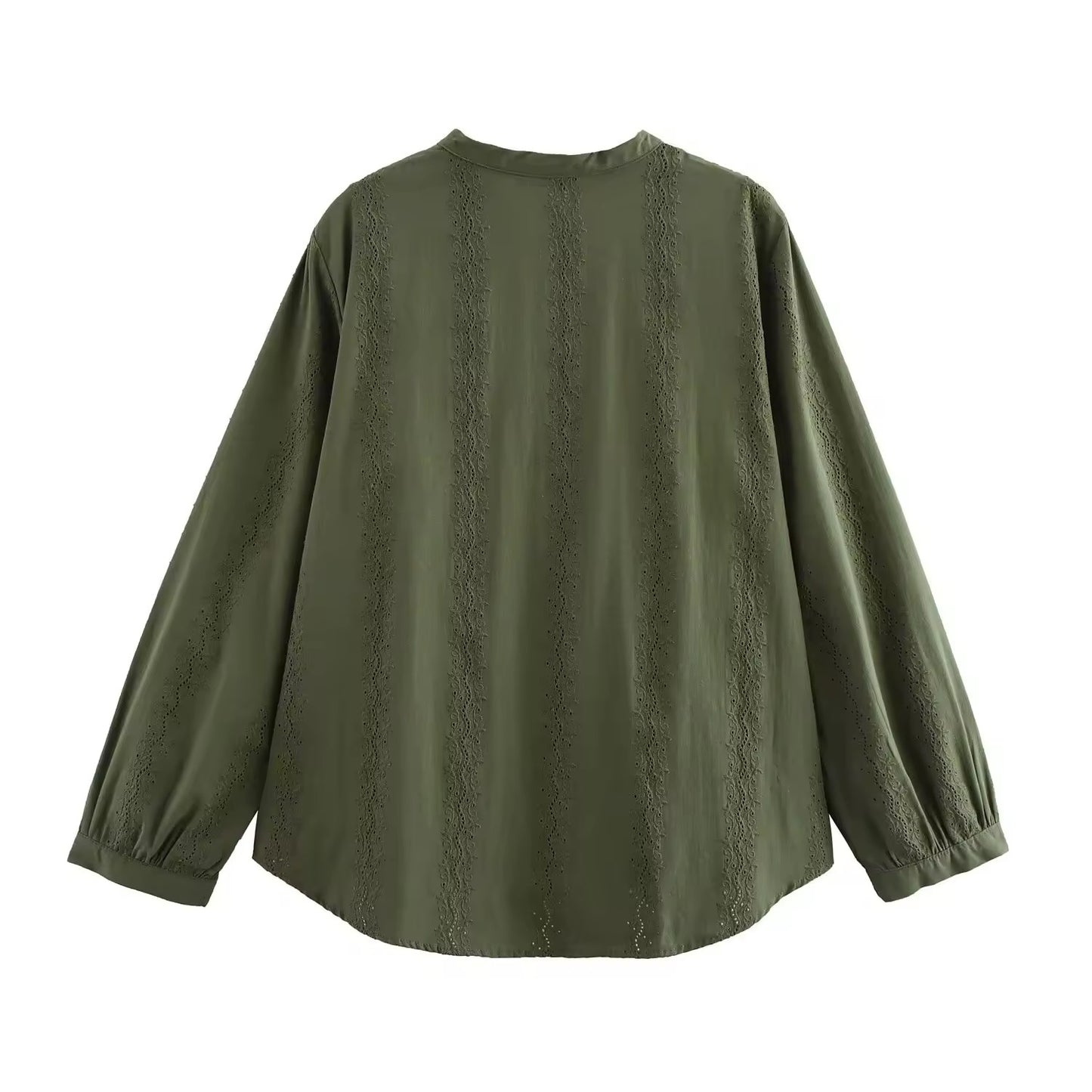 CHEMISE TEXTURÉE COL V