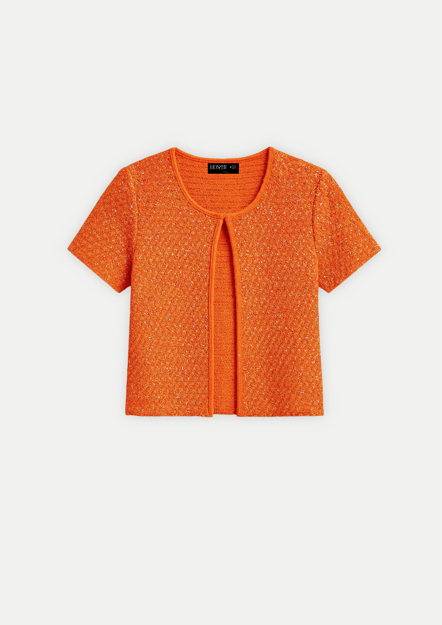 TOP IN MAGLIA CON PAILLETTES