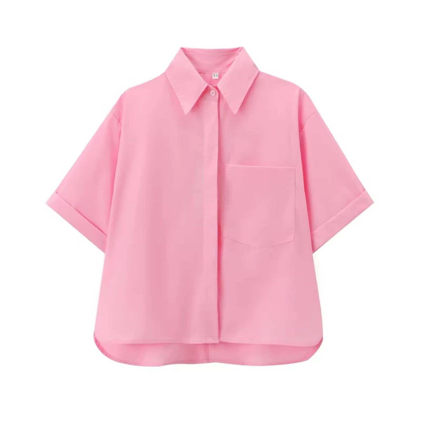 CHEMISE STRUCTURÉE MANCHES COURTES
