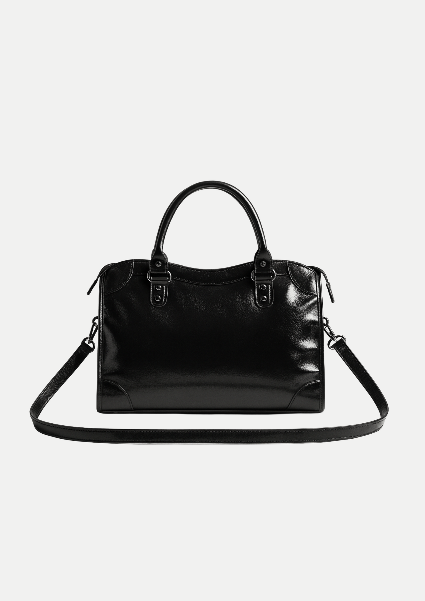 Borsa leopardata in pelle Pu