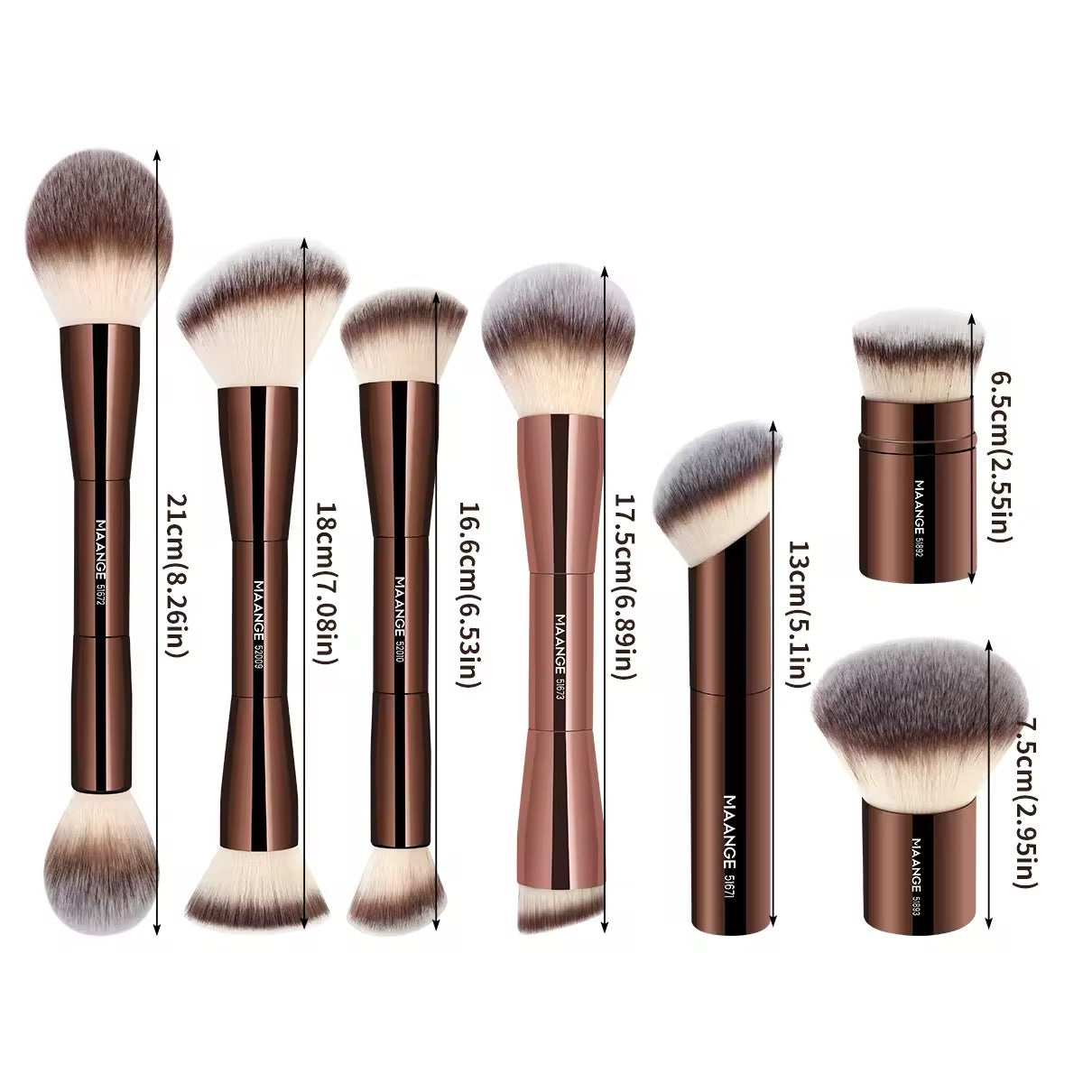 Double Head Makeup Brushes