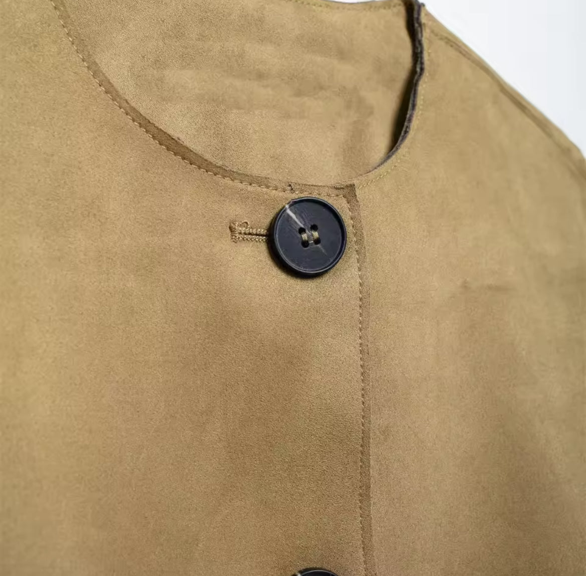 GIACCA CORTA IN CAMOSCIO