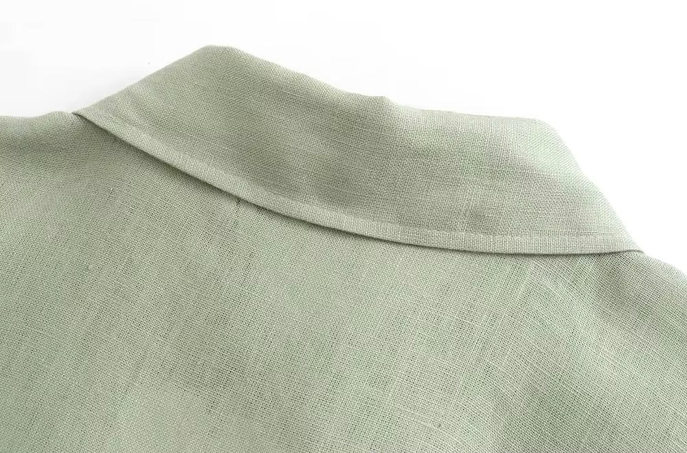 CHEMISE EFFET LIN