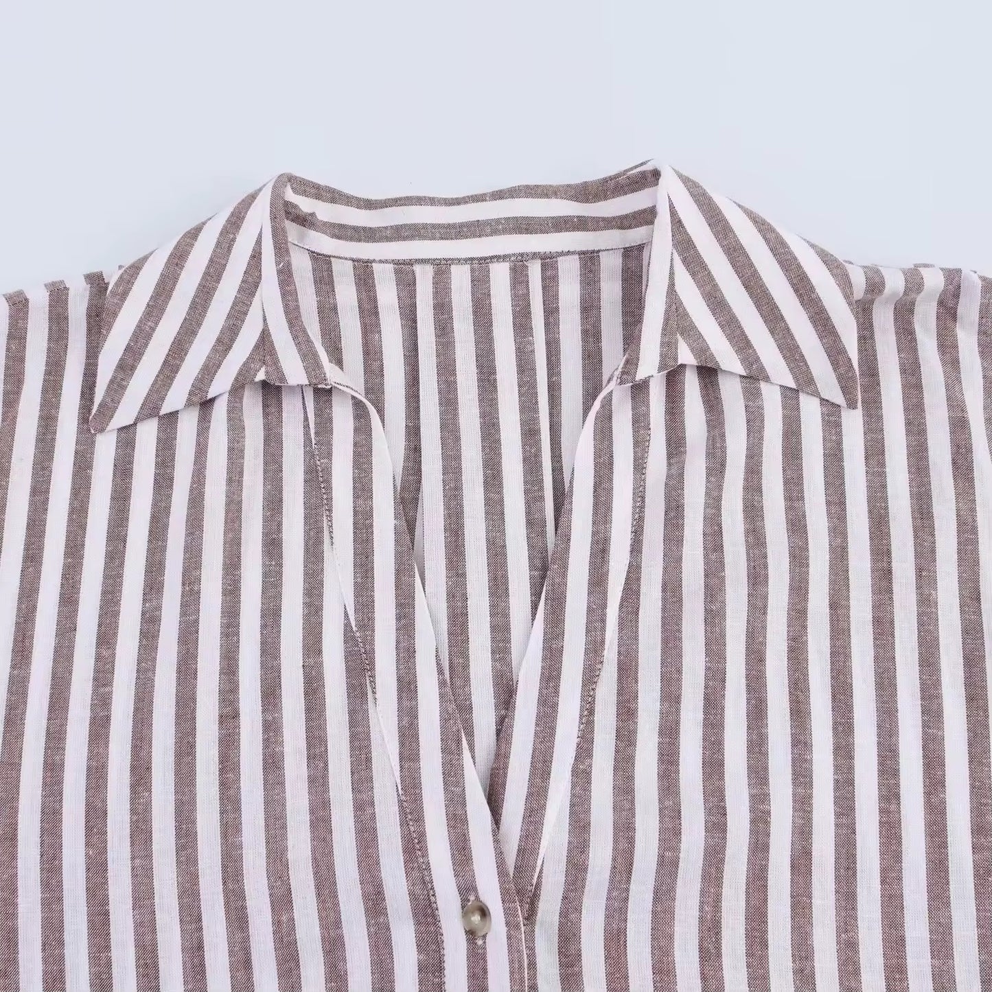 CHEMISE AMPLE À MANCHES COURTES