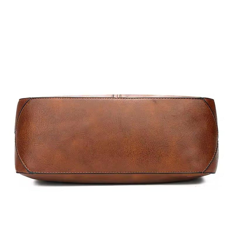 Sac à main vintage en cuir PU Maison Mossen • Femme
