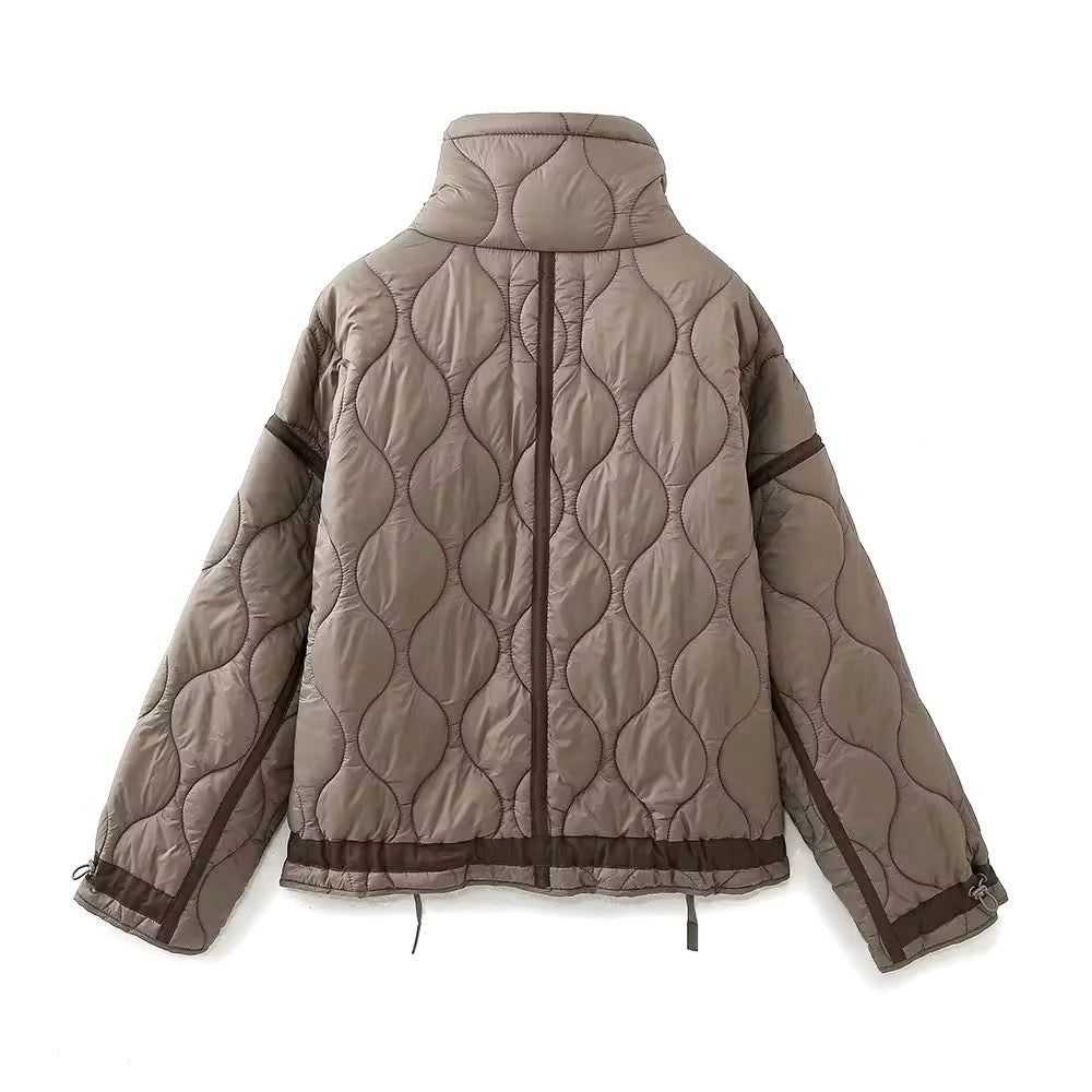 VESTE MATELASSÉE À CORDONS AJUSTABLES