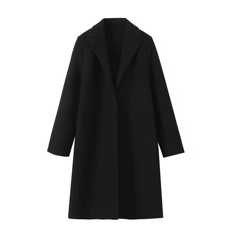 MANTEAU LONG ÉPAULE DROITE