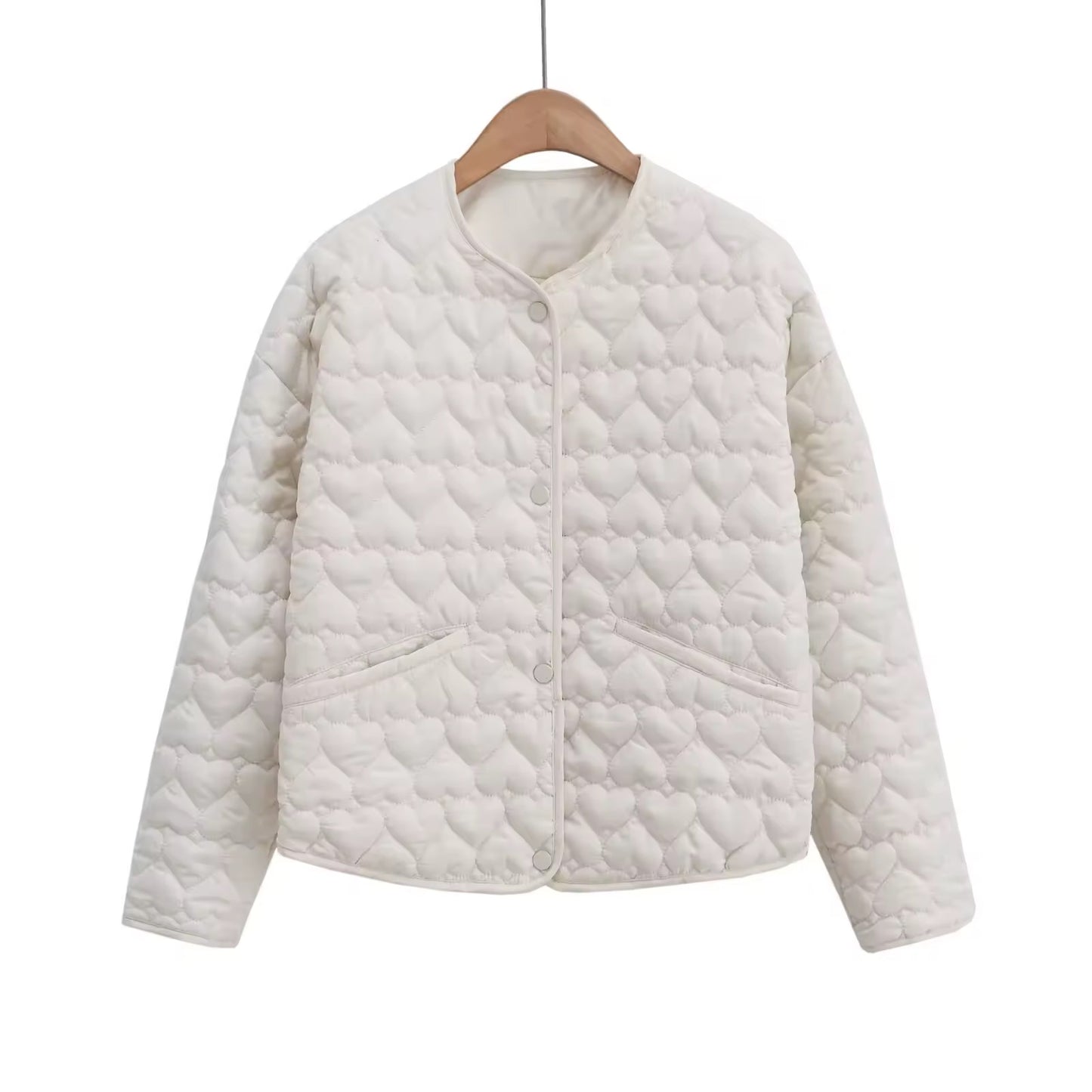 Heart pattern jacket • Women