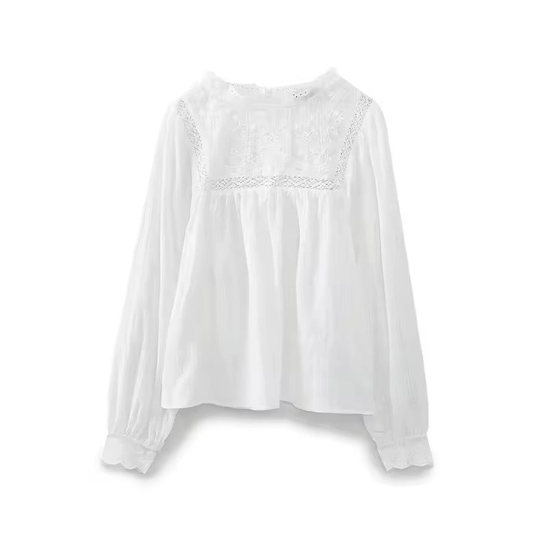 BLOUSE LÉGÈRE EN DENTELLE