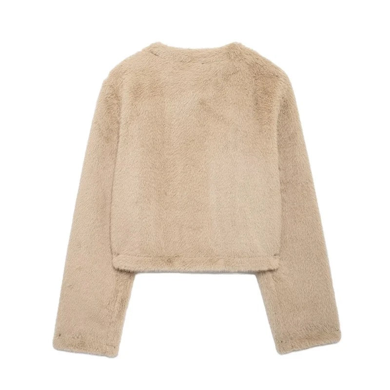 Fur effect jacket • Women