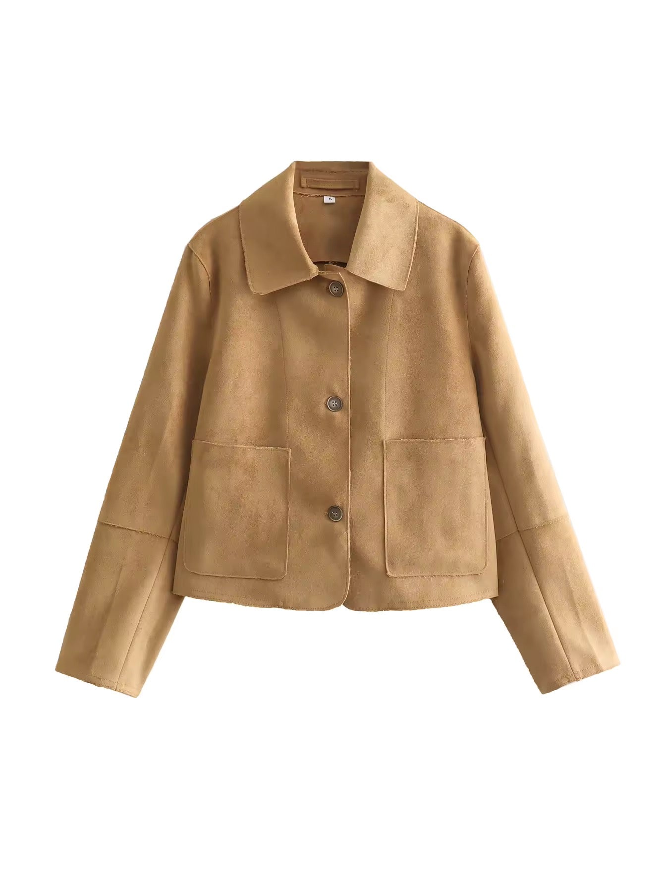 GIACCA IN PELLE SCAMOSCIATA PU
