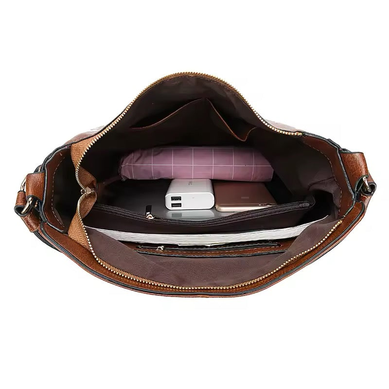 Sac à main vintage en cuir PU Maison Mossen • Femme