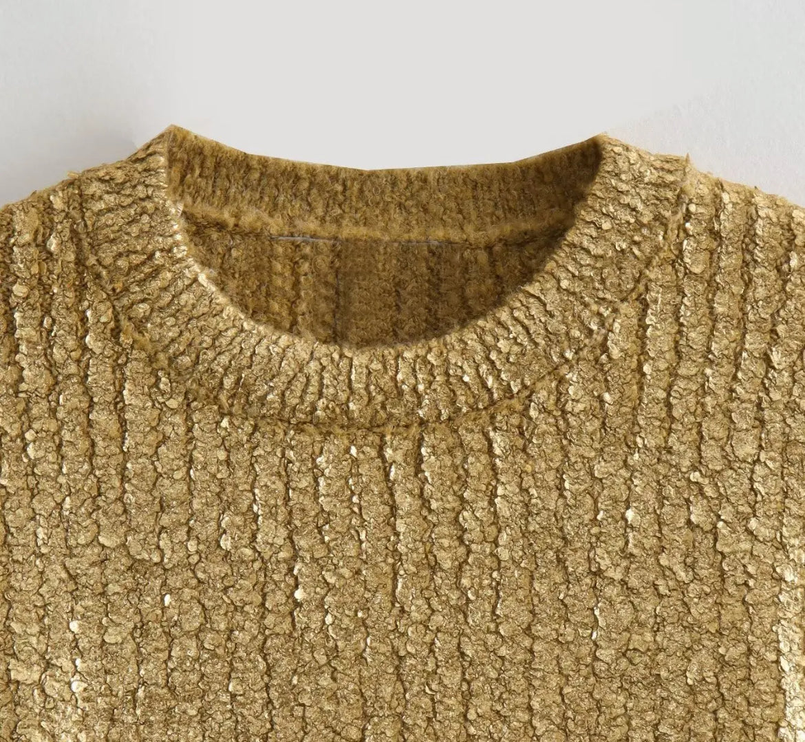 MAGLIONE LAVORATO A MAGLIA