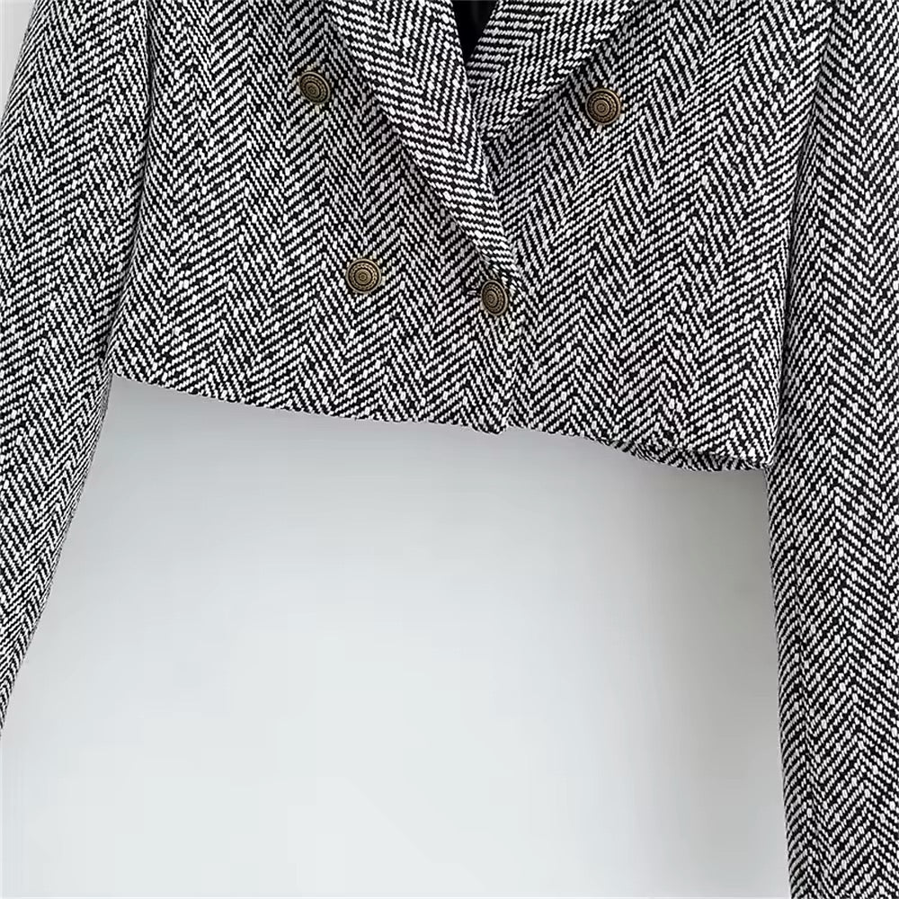 Giacca corta doppiopetto • Donna