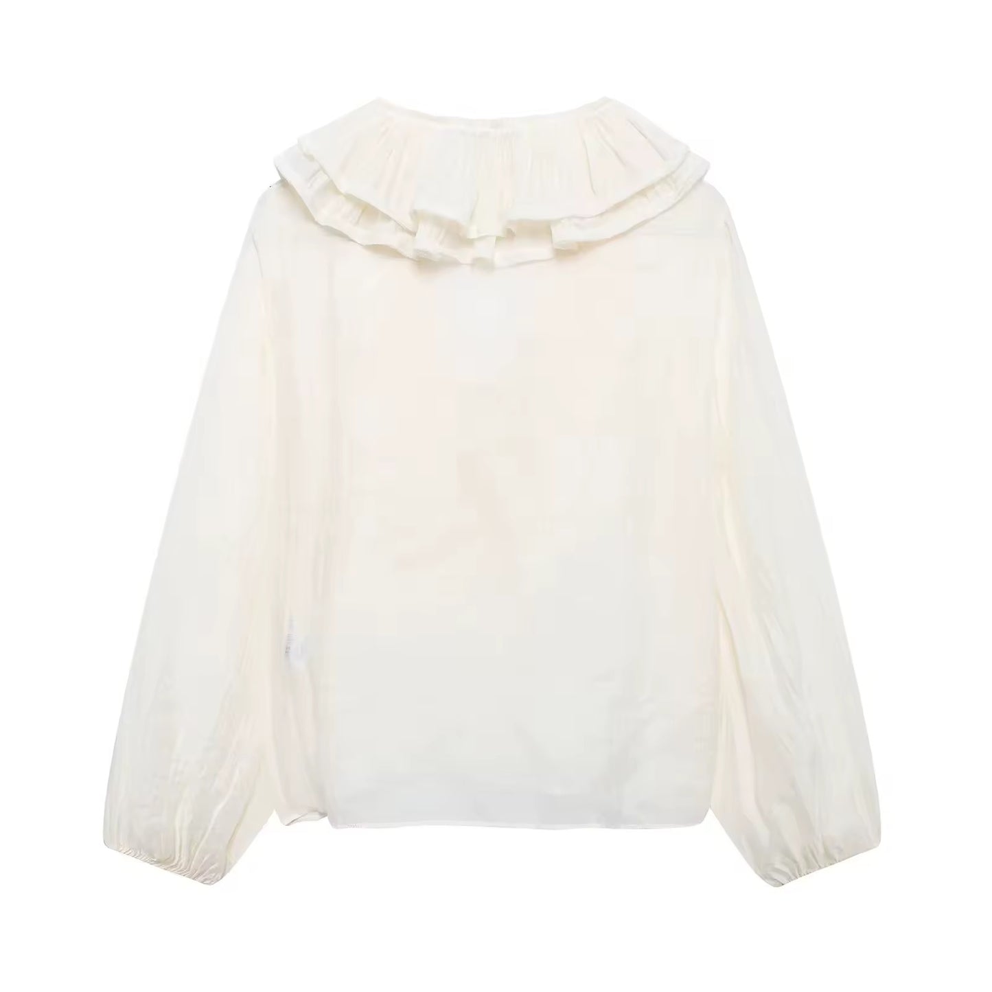 CHEMISE MOUSSELINE À VOLANTS