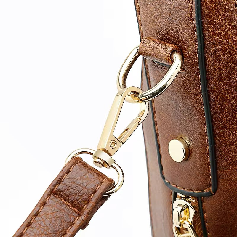 Sac à main vintage en cuir PU Maison Mossen • Femme