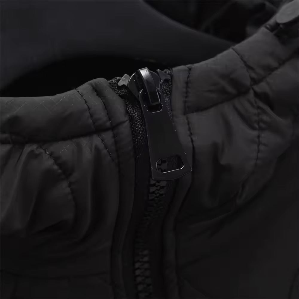 PARKA MATELASSÉE LONGUE À CAPUCHE