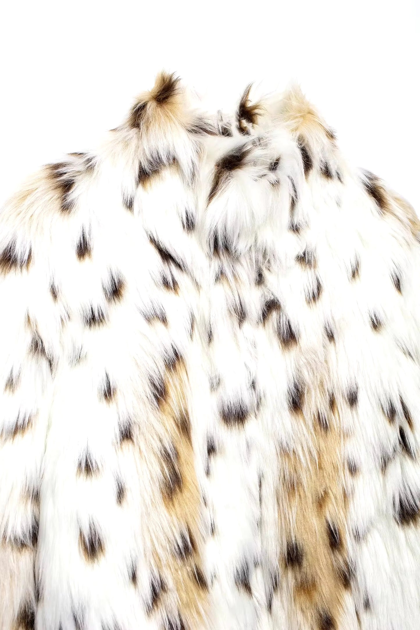 Giacca effetto pelliccia stampa leopardata • Donna