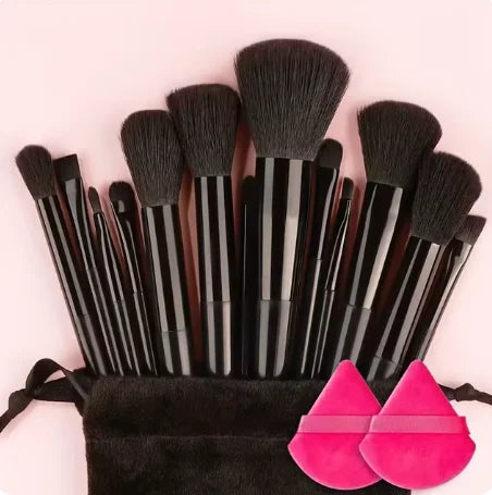 Set of 13 Professional Makeup Brushes