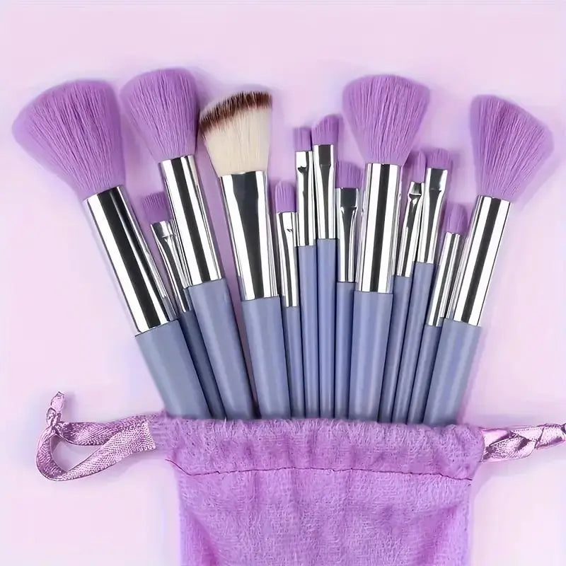 Set of 13 Professional Makeup Brushes