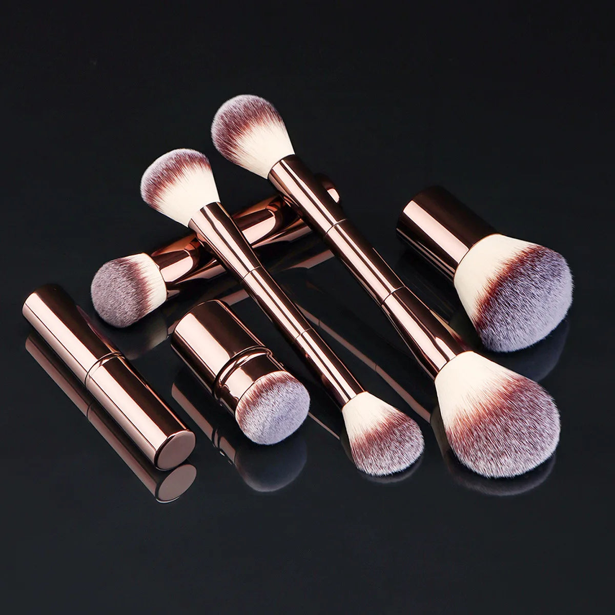 Set di pennelli per trucco versatile