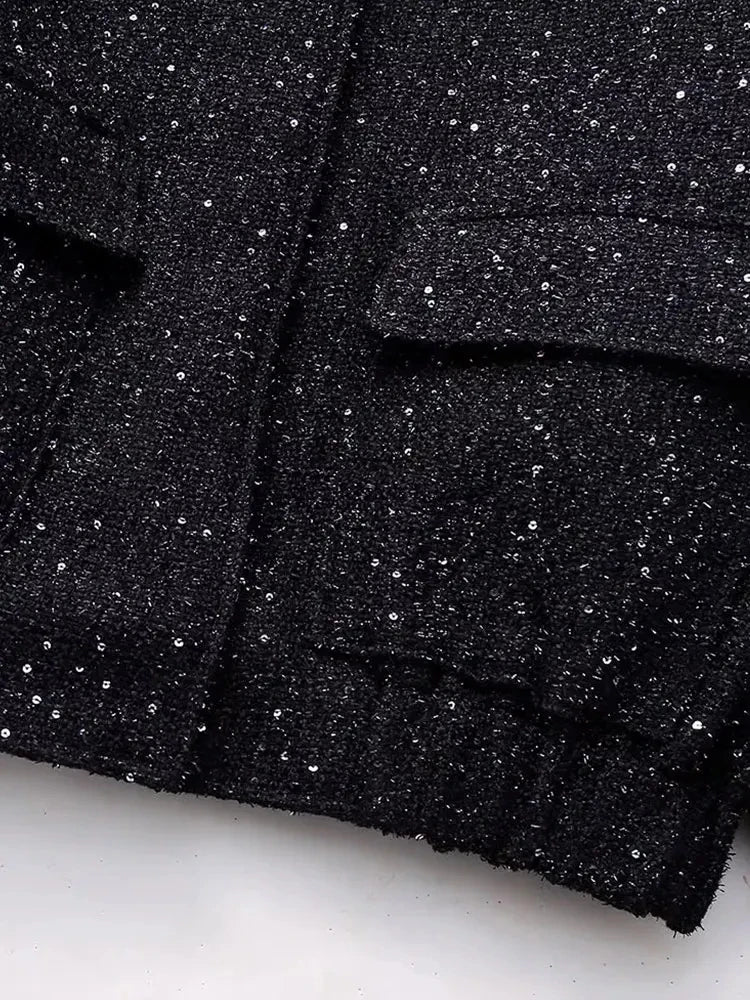 Embroidered sequined jacket - Women