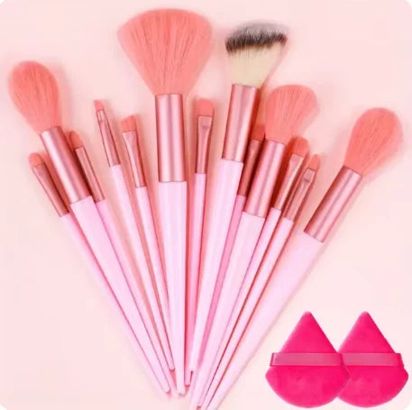 Set of 13 Professional Makeup Brushes