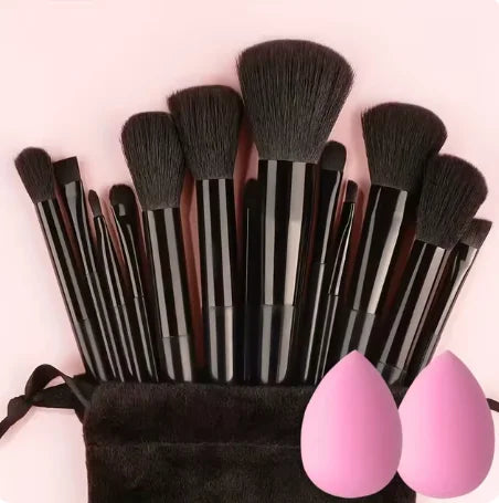 Set of 13 Professional Makeup Brushes