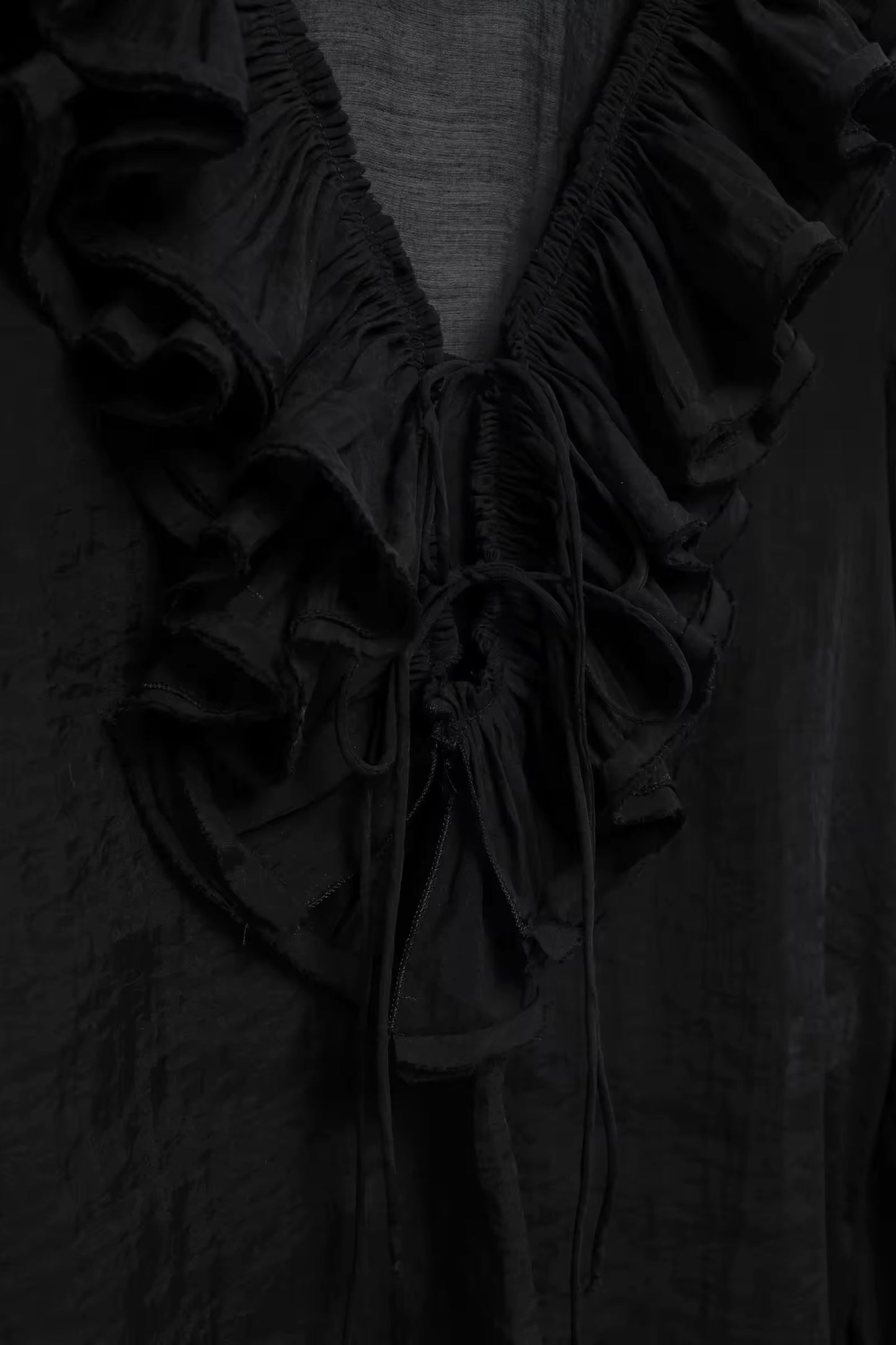 CHEMISE MOUSSELINE À VOLANTS