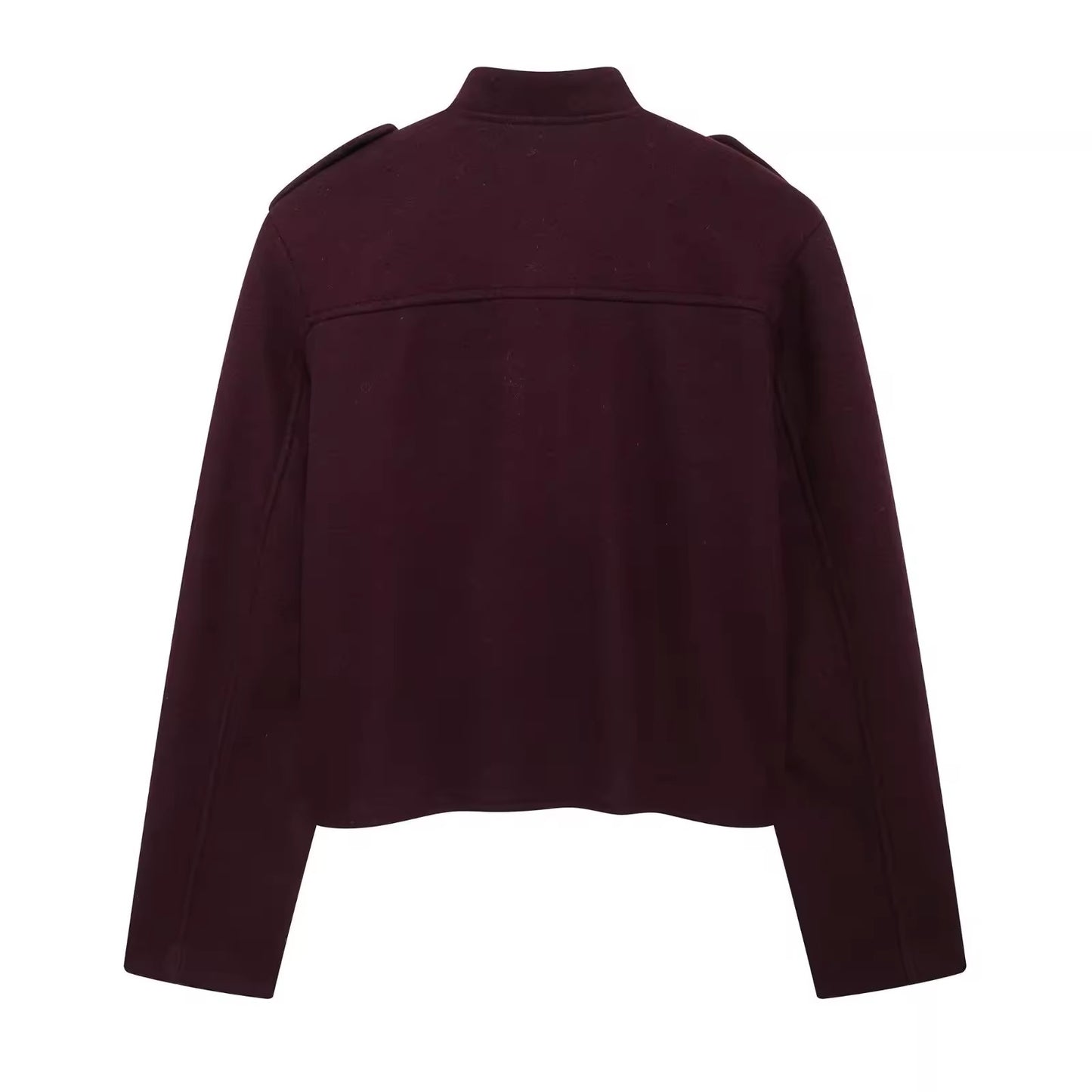 Veste boutonnée en or