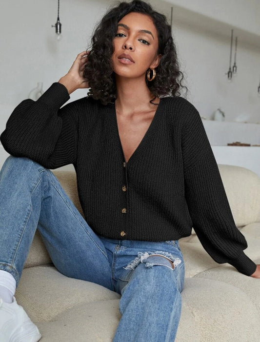 CARDIGAN SENZA MANICHE CON SCOLLO A V