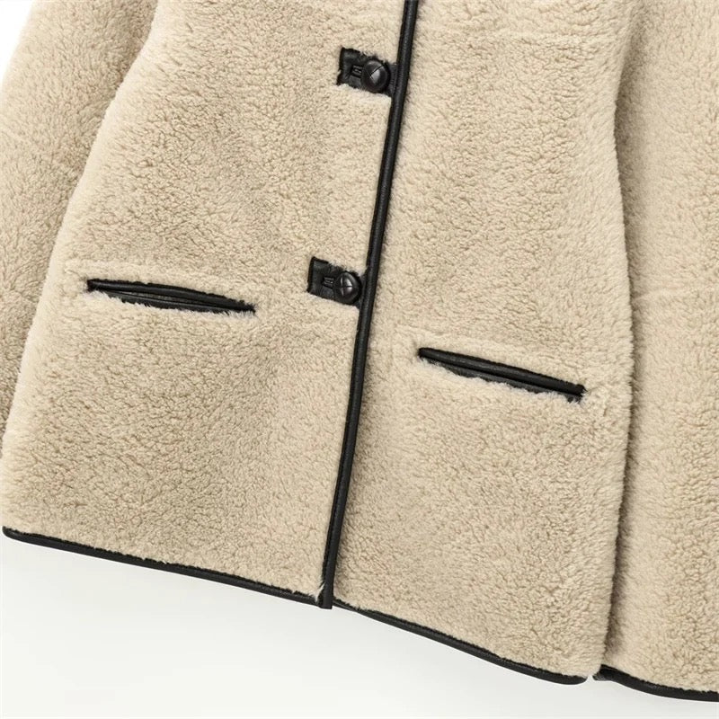 Wool effect jacket • Women