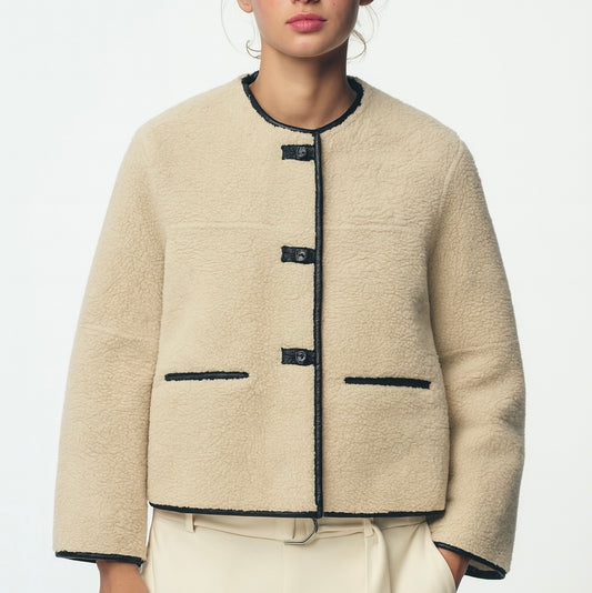 Wool effect jacket • Women
