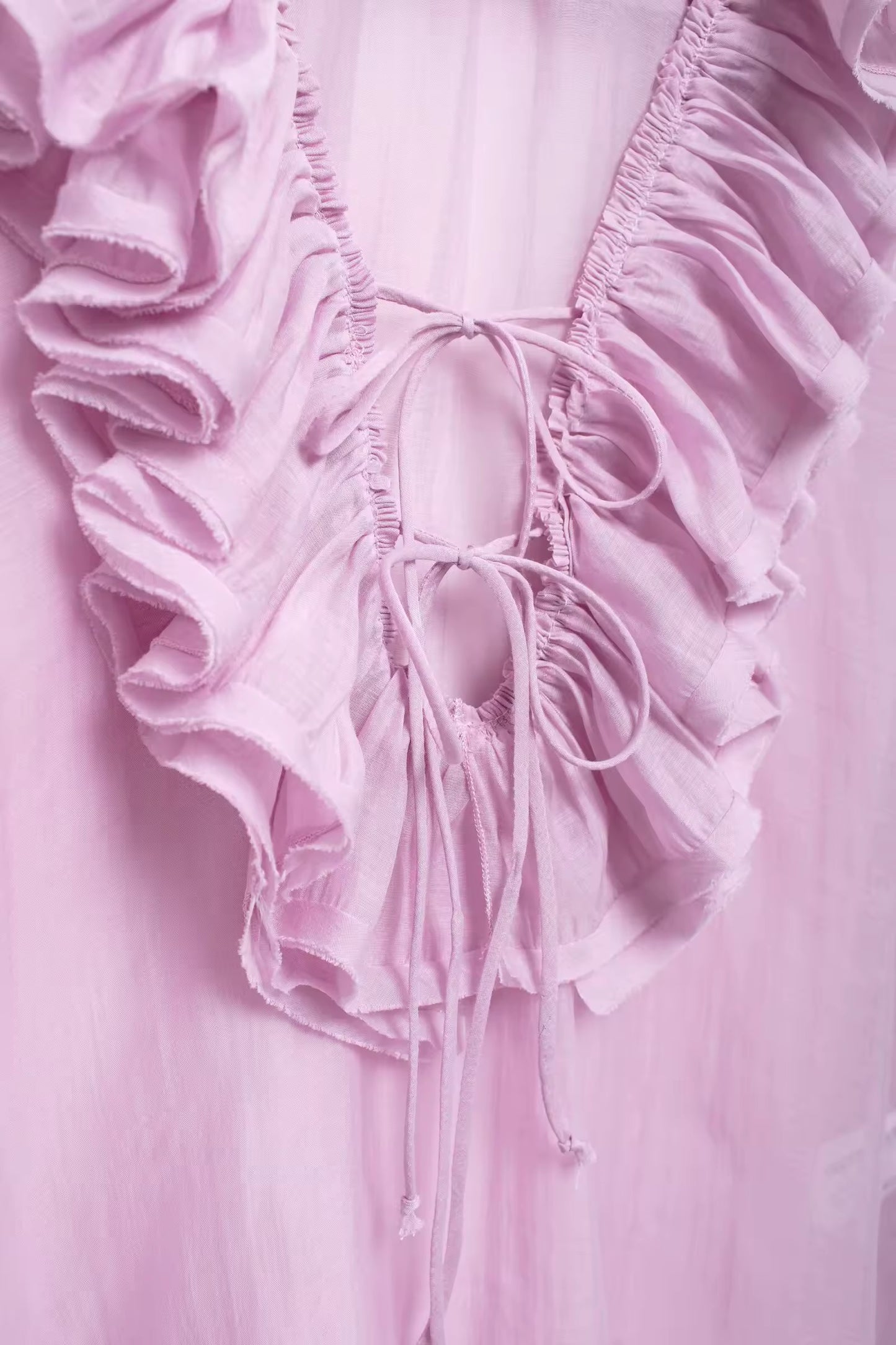 CHEMISE MOUSSELINE À VOLANTS