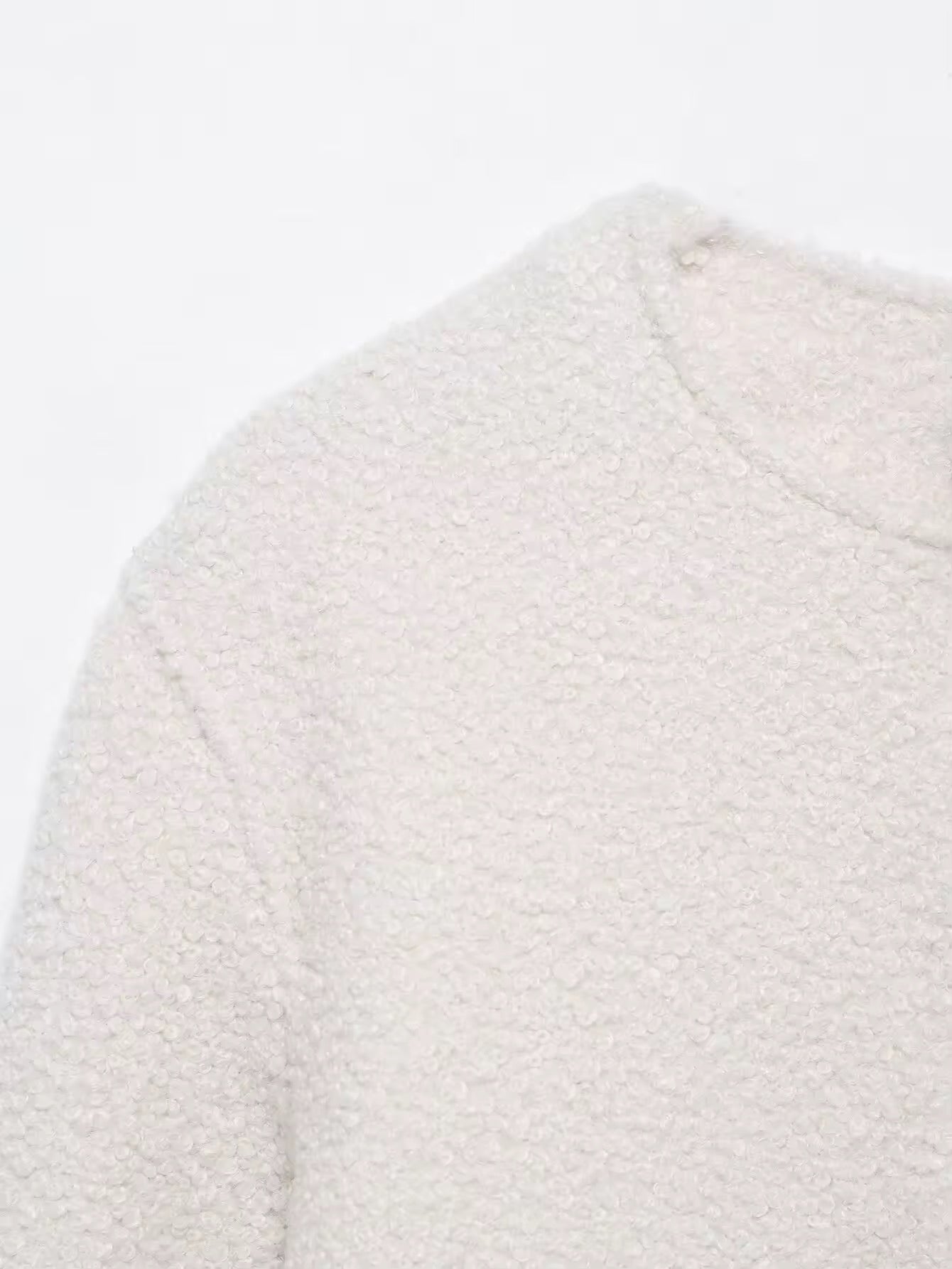 VESTE COURTE BOUCLÉ