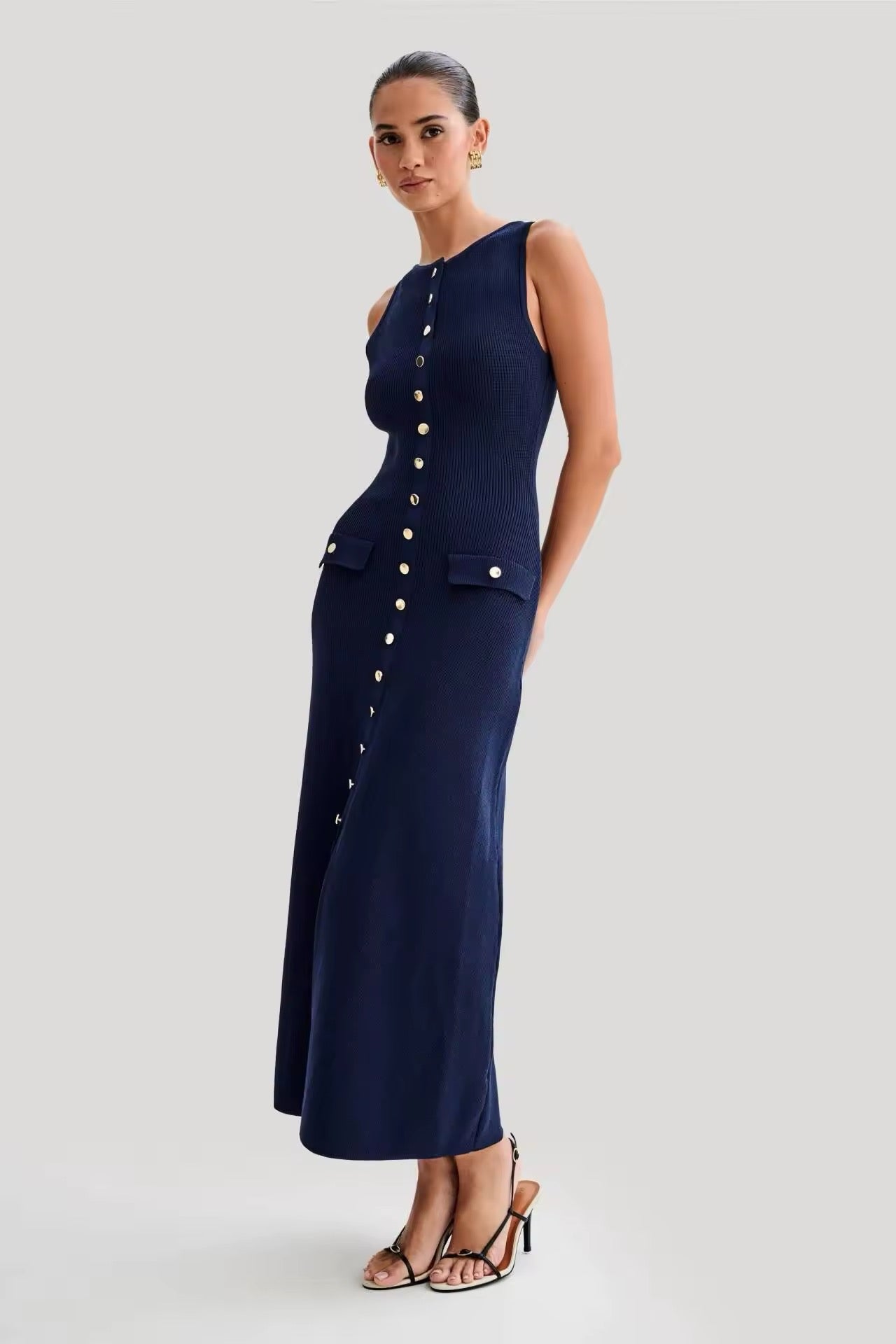 ROBE LONGUE BOUTONNÉE