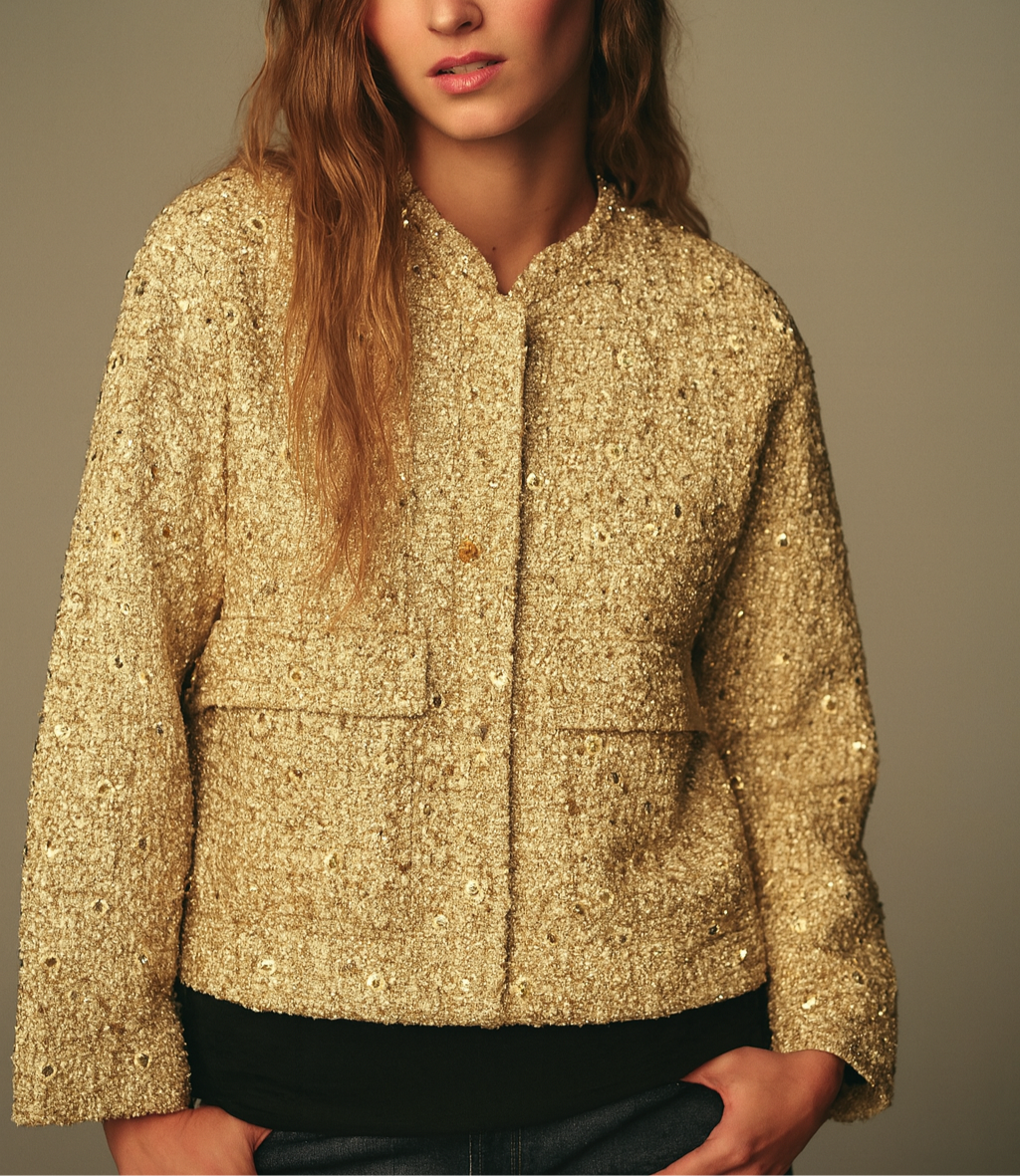 Giacca con paillettes • Donna