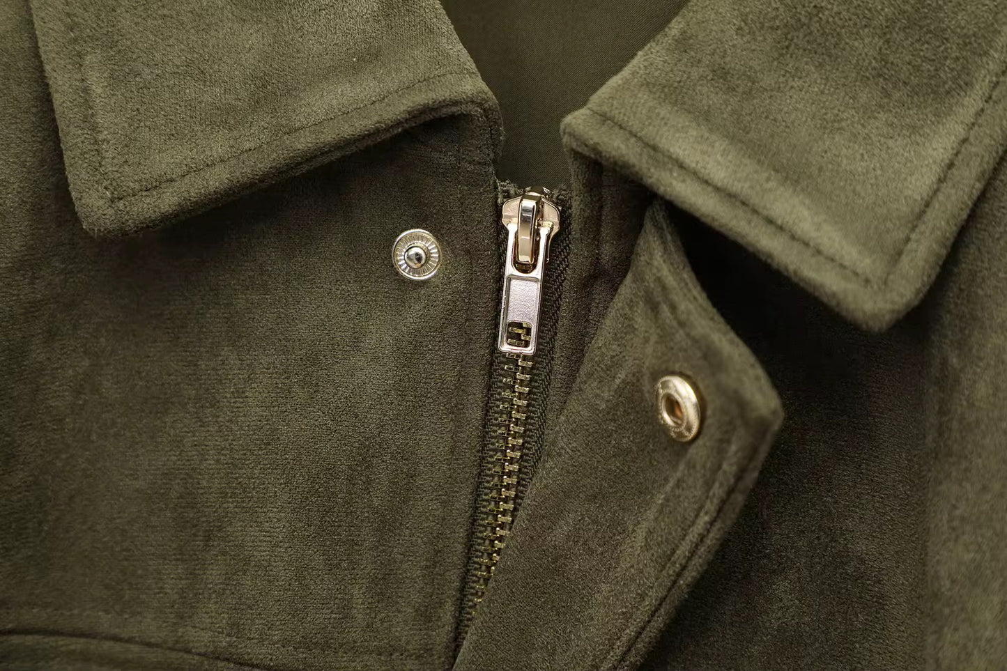 BLOUSON AMPLE EFFET DAIM