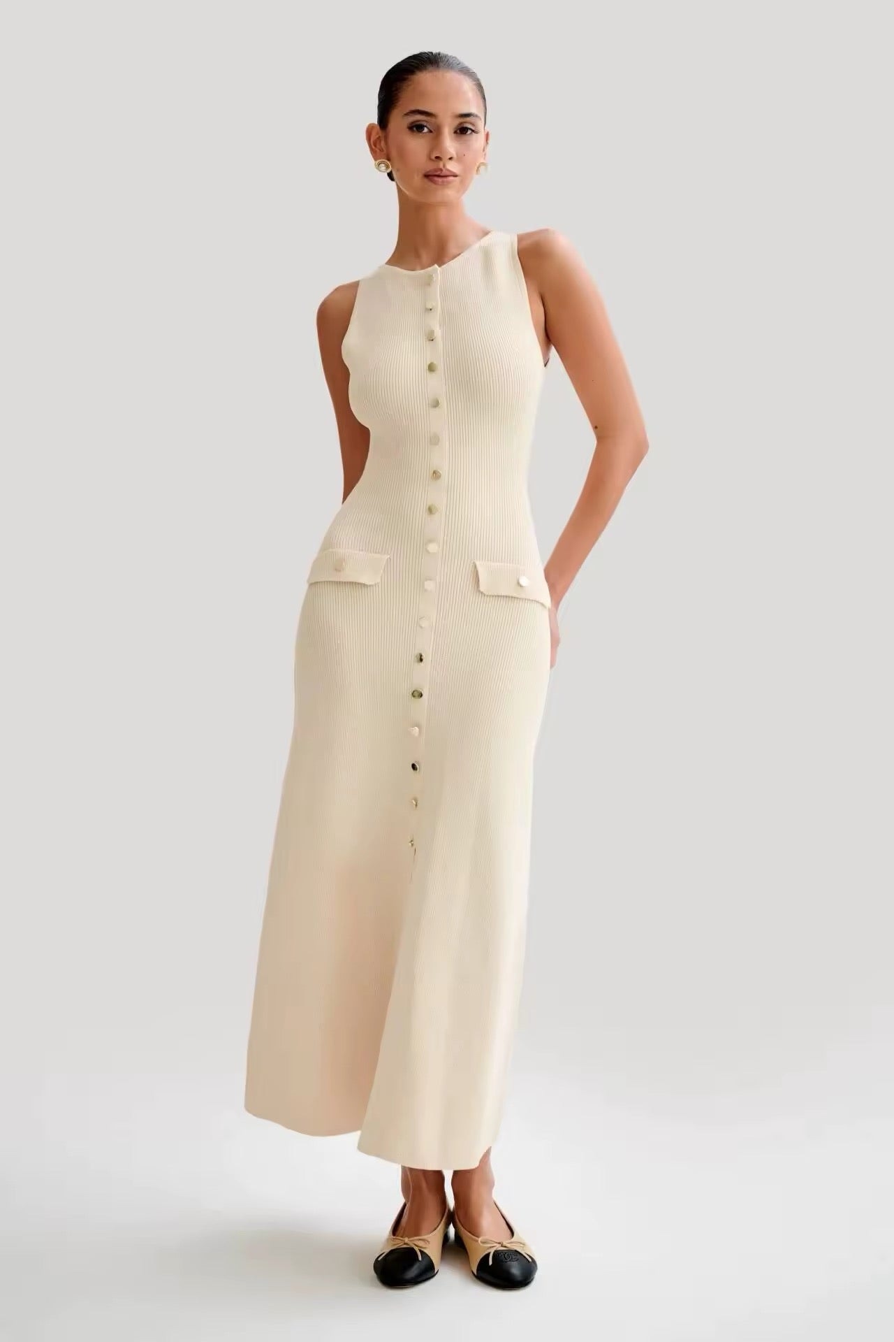 ROBE LONGUE BOUTONNÉE