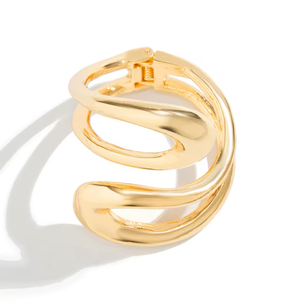 BRACCIALE GEOMETRICO 100% ACCIAIO INOSSIDABILE 