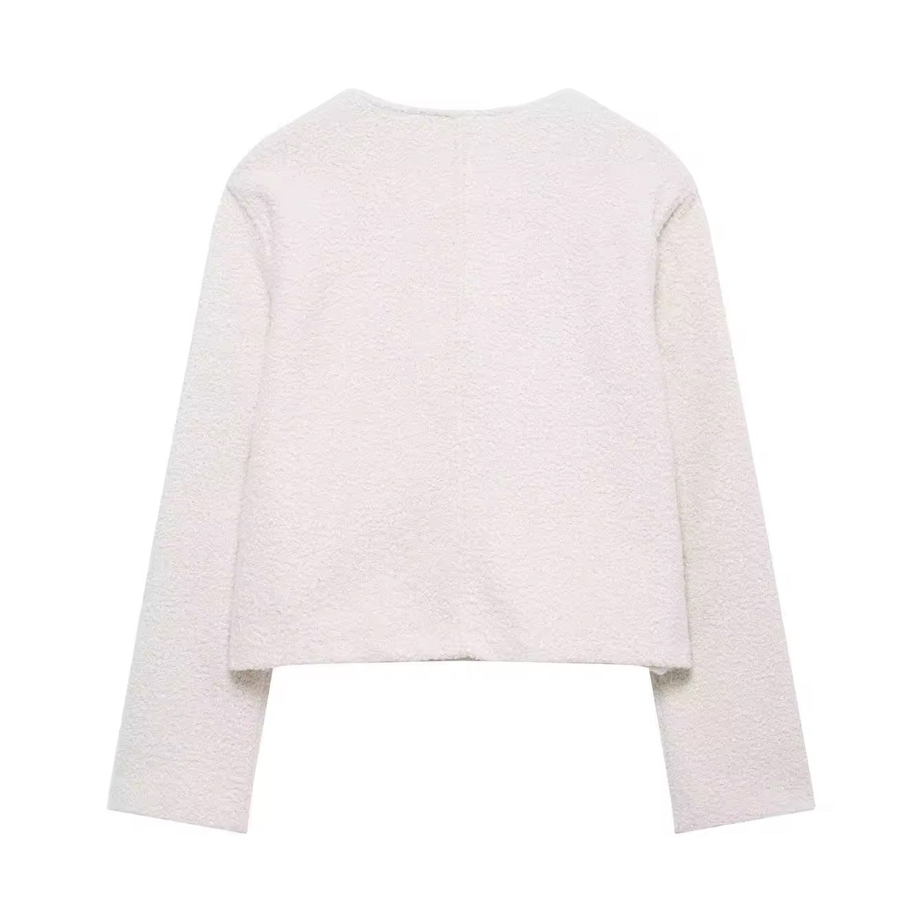 VESTE COURTE BOUCLÉ