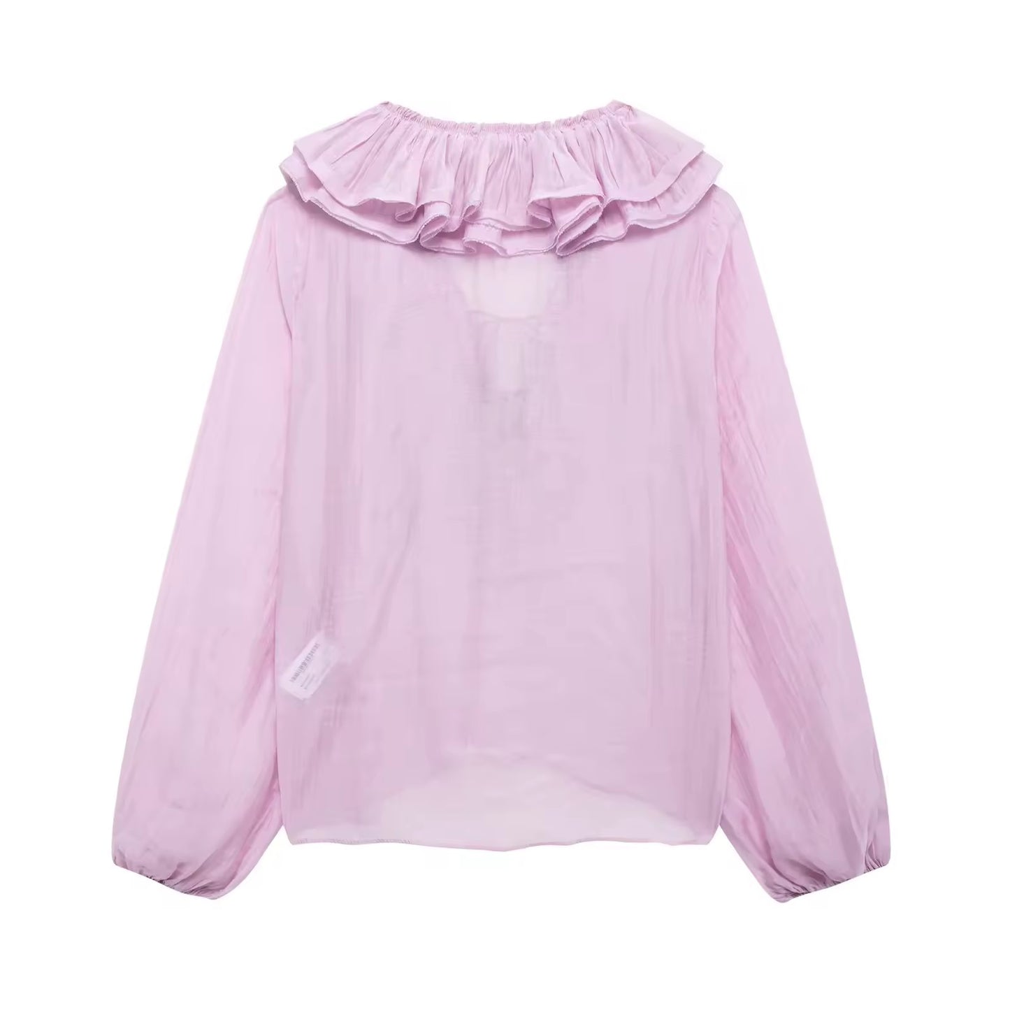 CHEMISE MOUSSELINE À VOLANTS
