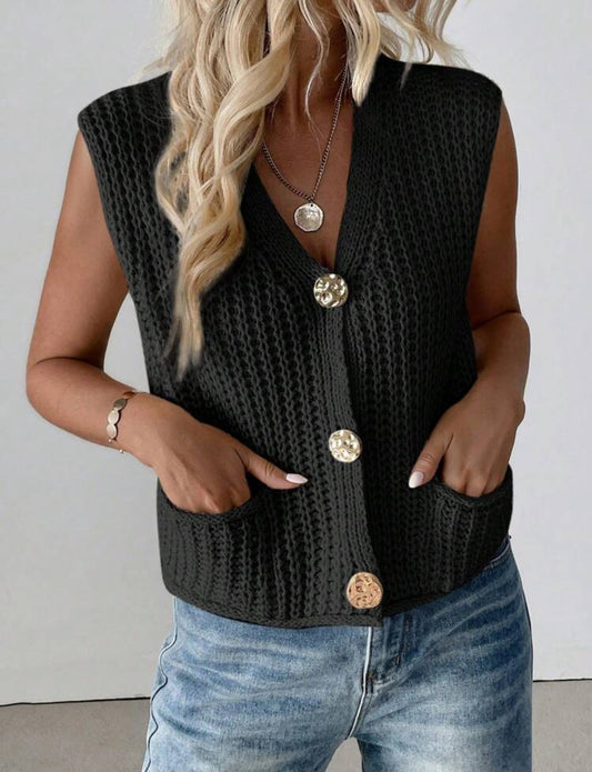 CARDIGAN CON BOTTONI ORO