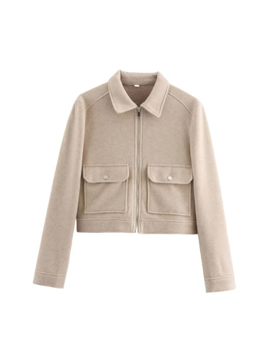VESTE STRUCTURÉE À POCHES BOUTONNÉES