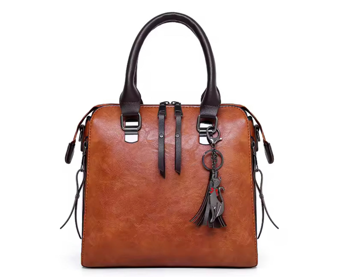 Borsa in pelle PU retrò