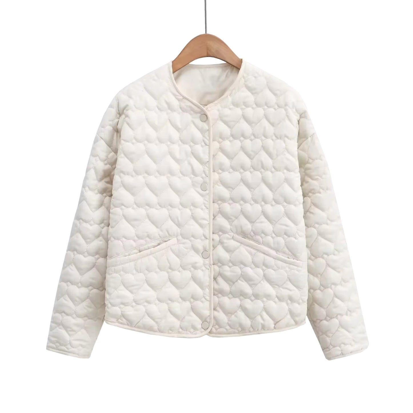 Heart pattern jacket • Women