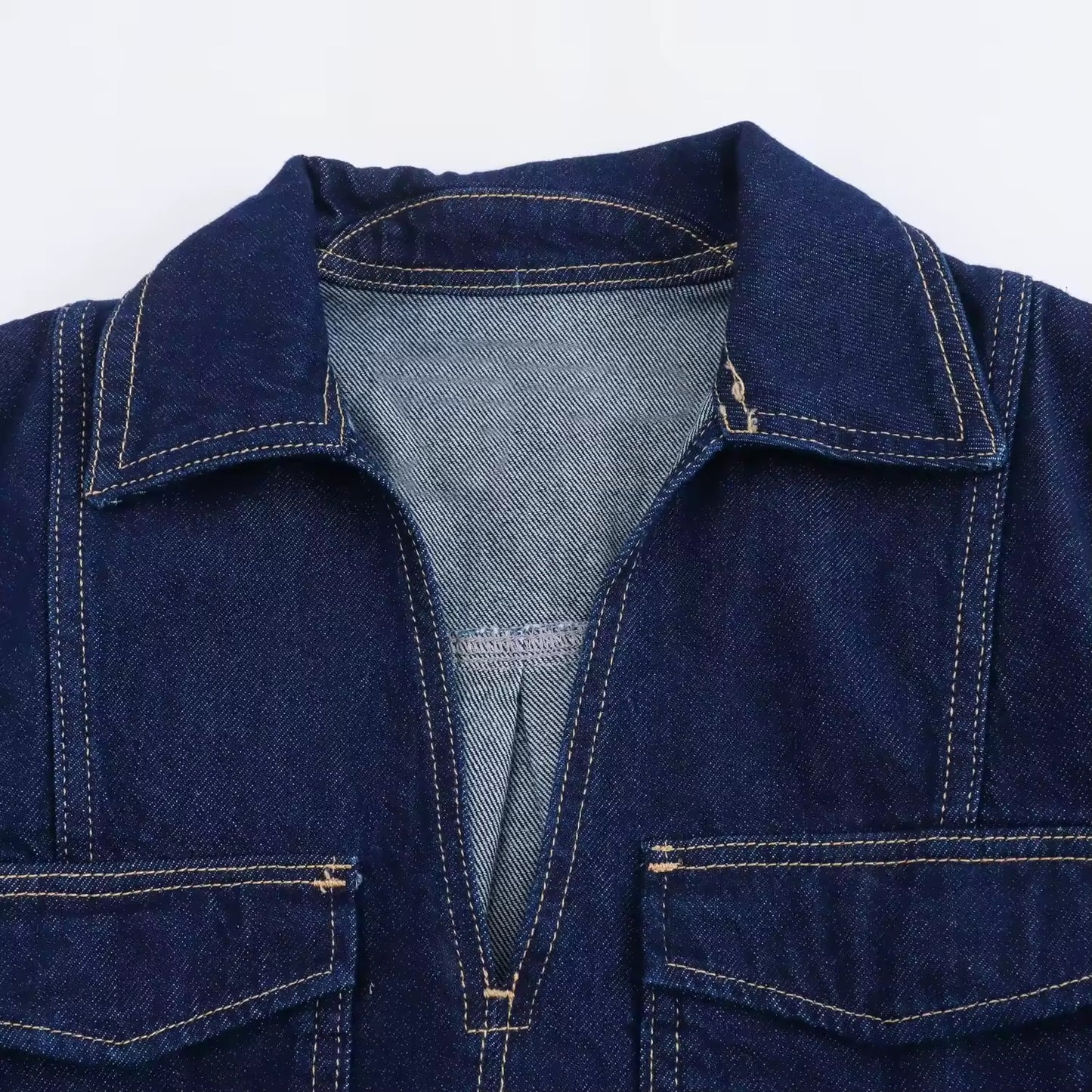 SET DI PANTALONCINI E CAMICIA IN DENIM