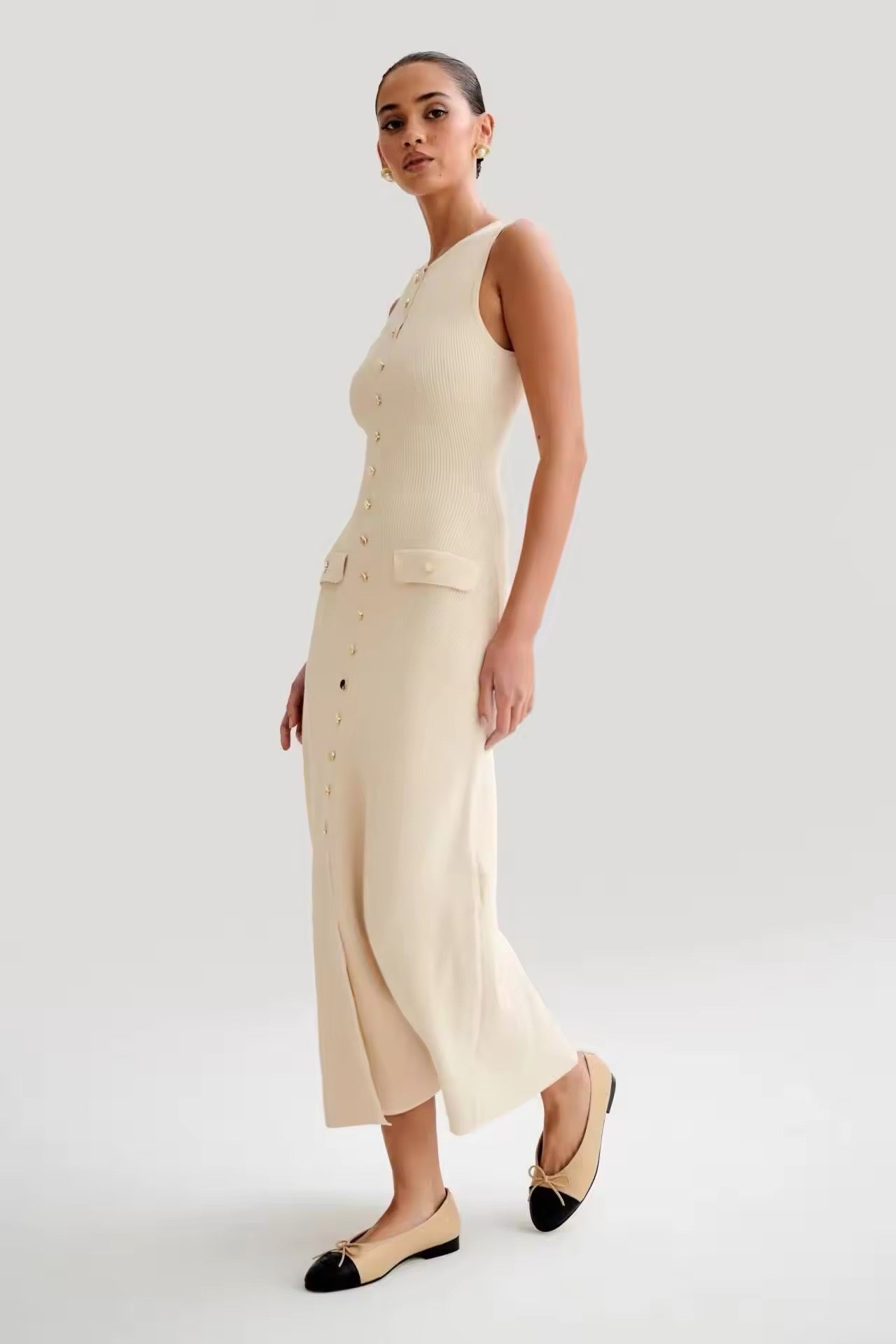 ROBE LONGUE BOUTONNÉE