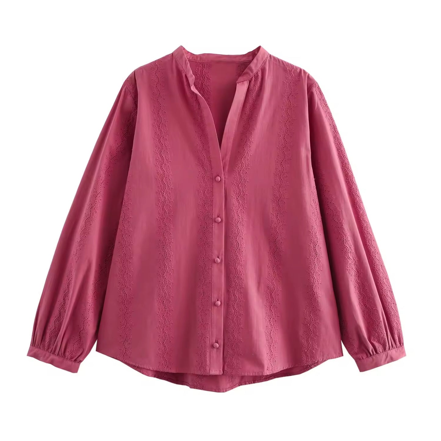 CHEMISE TEXTURÉE COL V